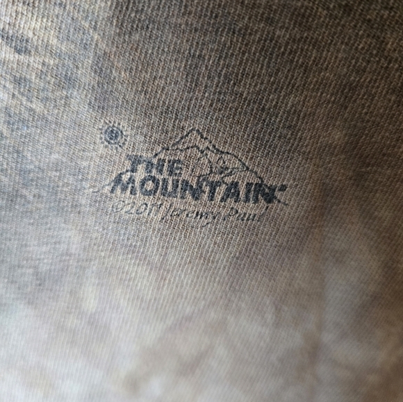 The Mountain Lion T Shirt Jeremy Paul Men's Medium Brown Tie Dye 2011 Big Cat - Picture 4 of 5